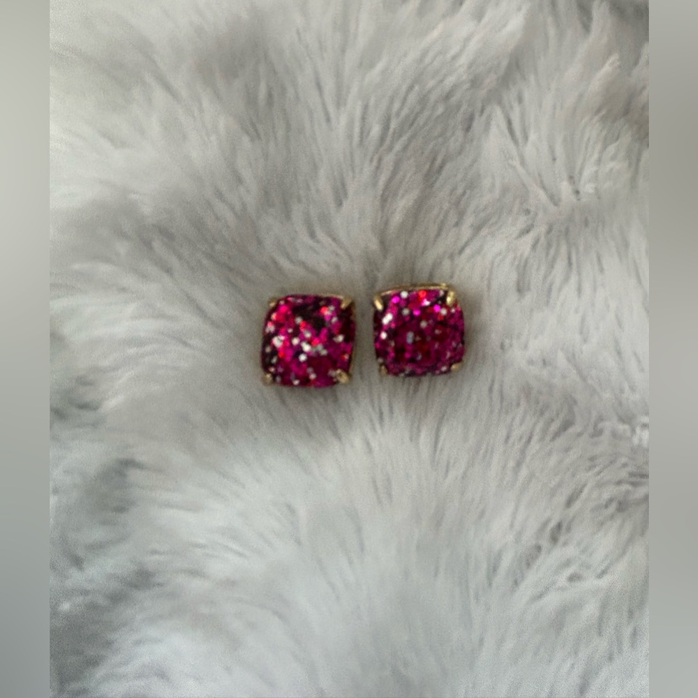 Kate Spade Glitter Stud Earrings